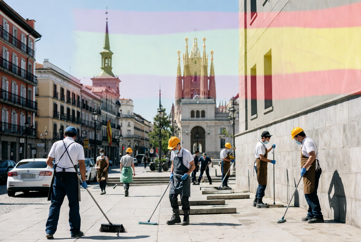 España necesita personal de limpieza